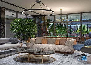 Dreizimmerwohnung in einer im Bau befindlichen Wohnanlage in der exklusiven Gegend von Kargicak