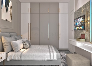 Dreizimmerwohnung in einer im Bau befindlichen Wohnanlage in der exklusiven Gegend von Kargicak