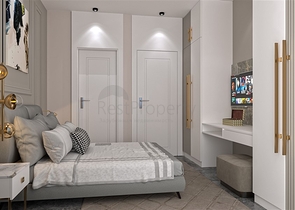 Dreizimmerwohnung in einer im Bau befindlichen Wohnanlage in der exklusiven Gegend von Kargicak