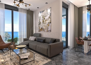 Dreizimmerwohnung in einer im Bau befindlichen Wohnanlage in der exklusiven Gegend von Kargicak