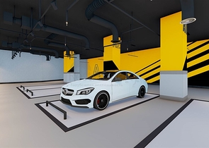 Dreizimmerwohnung in einer im Bau befindlichen Wohnanlage in der exklusiven Gegend von Kargicak