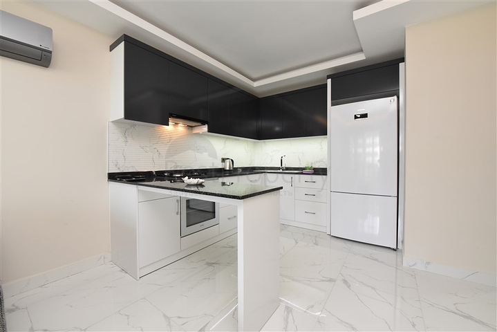 1+1 Wohnung im Stadtteil Mahmutlar 300 m vom Meer entfernt