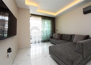 1+1 Wohnung im Stadtteil Mahmutlar 300 m vom Meer entfernt