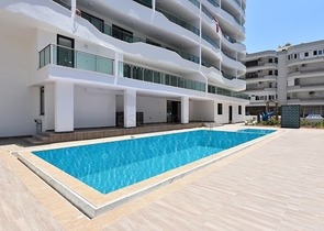 1+1 Wohnung im Stadtteil Mahmutlar 300 m vom Meer entfernt