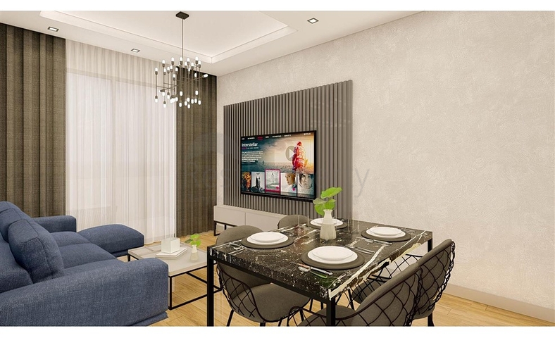 1+1 Wohnung in der malerischen Gegend von Kargicak