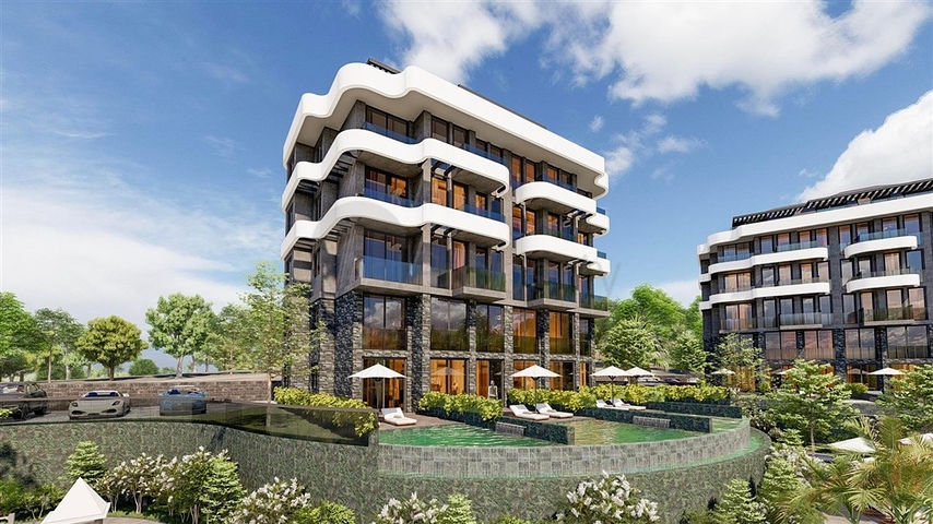 1+1 Wohnung in der malerischen Gegend von Kargicak