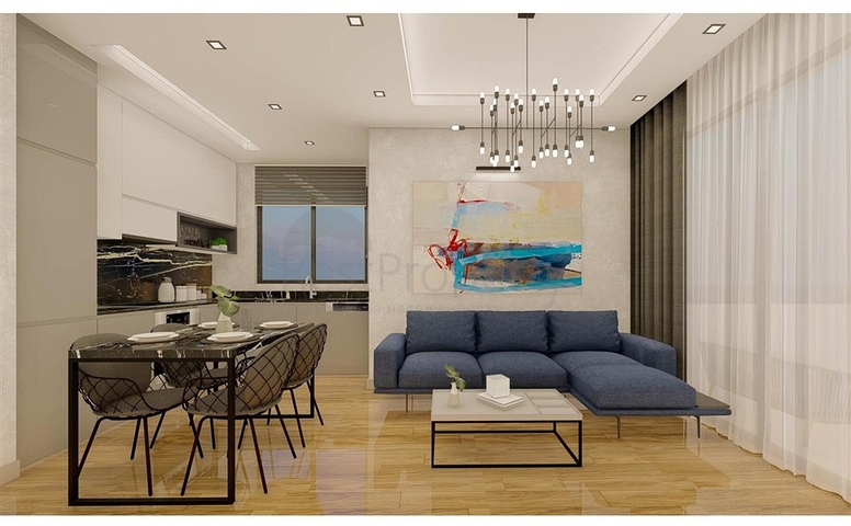 1+1 Wohnung in der malerischen Gegend von Kargicak