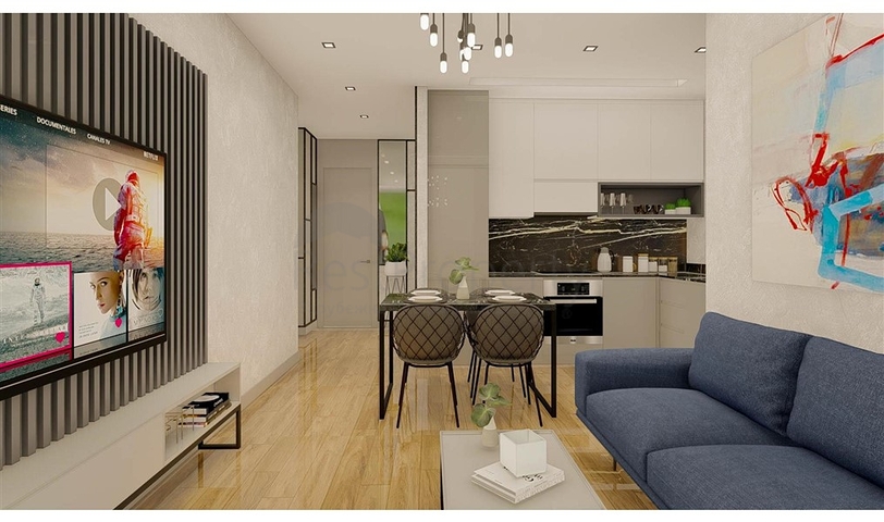 1+1 Wohnung in der malerischen Gegend von Kargicak