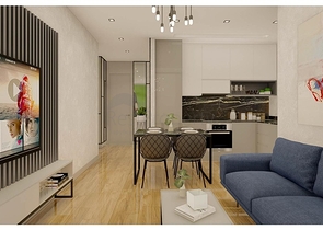 1+1 Wohnung in der malerischen Gegend von Kargicak