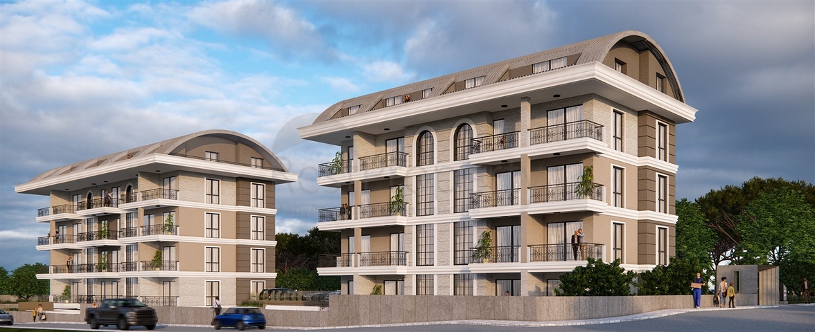 Ein neuer Komplex in einer wohnfreundlichen Gegend von Oba