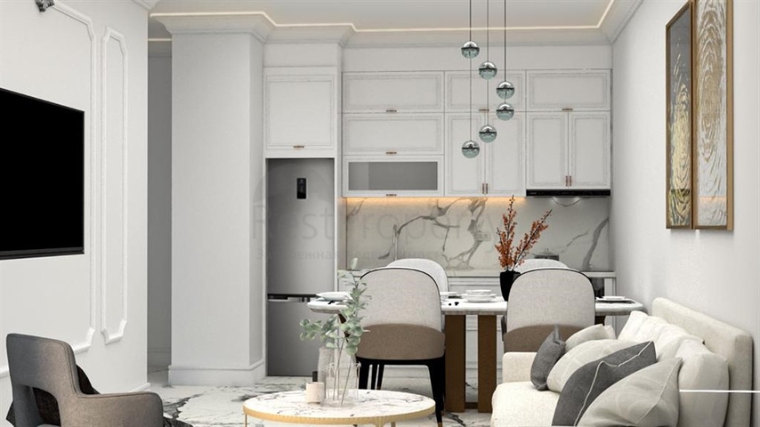 Ein neuer Komplex in einer wohnfreundlichen Gegend von Oba