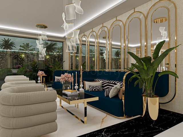 1+1 Apartment im Zentrum von Alanya, nur wenige Gehminuten vom Kleopatra-Strand entfernt