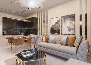 1+1 Apartment im Zentrum von Alanya, nur wenige Gehminuten vom Kleopatra-Strand entfernt