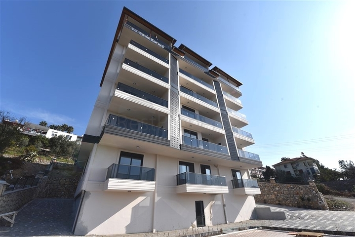 3+1 Penthouse in Gazipaşa mit Meerblick