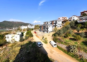3+1 Penthouse in Gazipaşa mit Meerblick