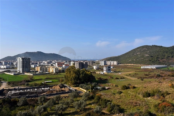 2+1 Penthouse mit Bergblick in Gazipaşa