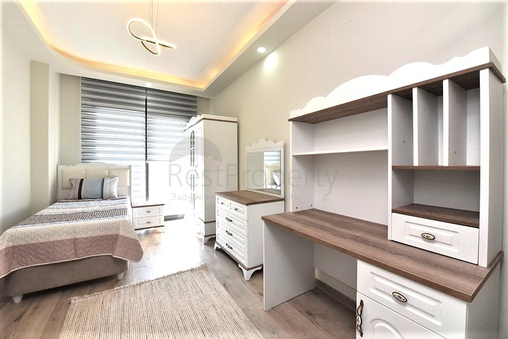 3+1 Apartment mit separater Küche in Gazipaşa