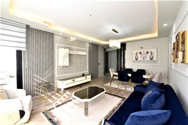 3+1 Apartment mit separater Küche in Gazipaşa