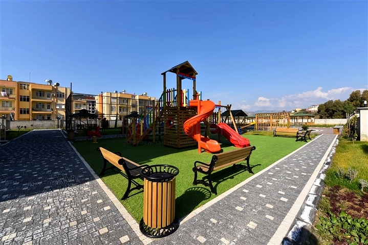 3+1 Apartment mit separater Küche in Gazipaşa