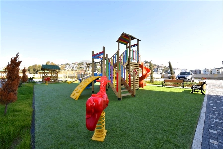 3+1 Apartment mit separater Küche in Gazipaşa