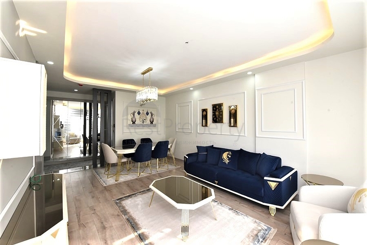 3+1 Apartment mit separater Küche in Gazipaşa