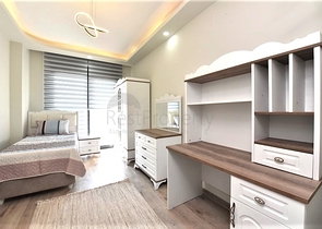 3+1 Apartment mit separater Küche in Gazipaşa
