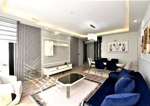 3+1 Apartment mit separater Küche in Gazipaşa