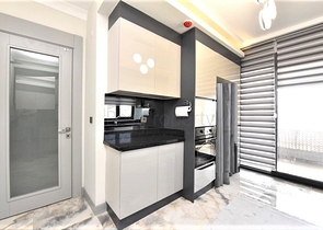 3+1 Apartment mit separater Küche in Gazipaşa