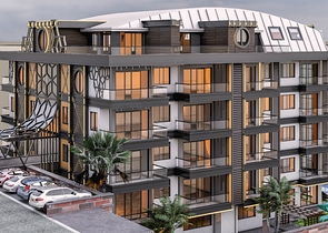 Wohnung in einem neuen Haus, Zentrum von Alanya Kleopatra Beach District