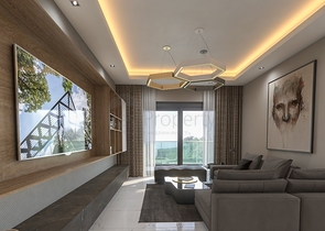 Wohnung in einem neuen Haus, Zentrum von Alanya Kleopatra Beach District