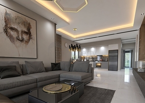 Wohnung in einem neuen Haus, Zentrum von Alanya Kleopatra Beach District