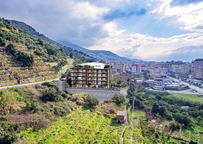 Wohnung in einem neuen Haus, Zentrum von Alanya Kleopatra Beach District