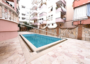 Wohnung mit 2+1 Grundriss, 400 m vom Kleopatra-Strand entfernt