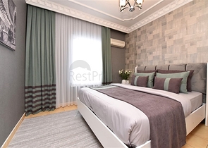 Wohnung mit 2+1 Grundriss, 400 m vom Kleopatra-Strand entfernt