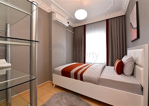 Wohnung mit 2+1 Grundriss, 400 m vom Kleopatra-Strand entfernt