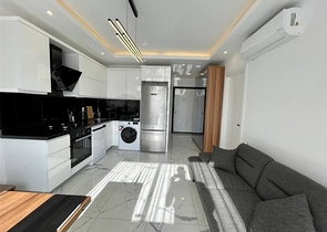 1+1 Wohnung im Zentrum von Alanya in einem neuen Haus