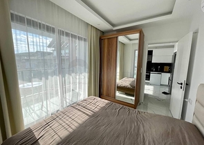 1+1 Wohnung im Zentrum von Alanya in einem neuen Haus