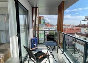 1+1 Wohnung im Zentrum von Alanya in einem neuen Haus