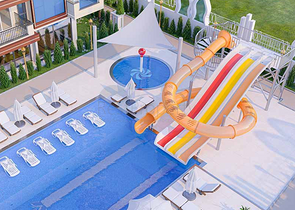 Dreizimmerwohnung im neuen Mahmutlar-Komplex 