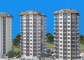 Dreizimmerwohnung im neuen Mahmutlar-Komplex 