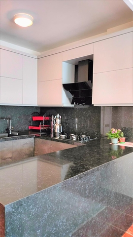 2+1 möblierte Wohnung mit Meerblick in Tosmur