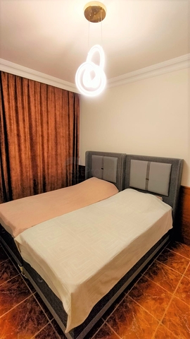 2+1 möblierte Wohnung mit Meerblick in Tosmur