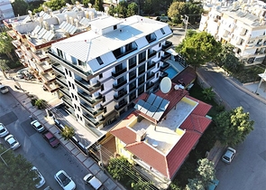 Wohnung in einem neuen Haus 300 m vom Meer entfernt im Zentrum von Alanya