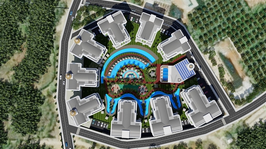 1+1 Wohnung in einem exklusiven Komplex