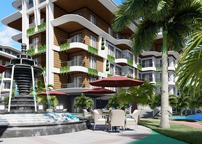 1+1 Wohnung in einem exklusiven Komplex