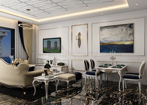 1+1 Wohnung in einem neuen Komplex im Zentrum von Alanya