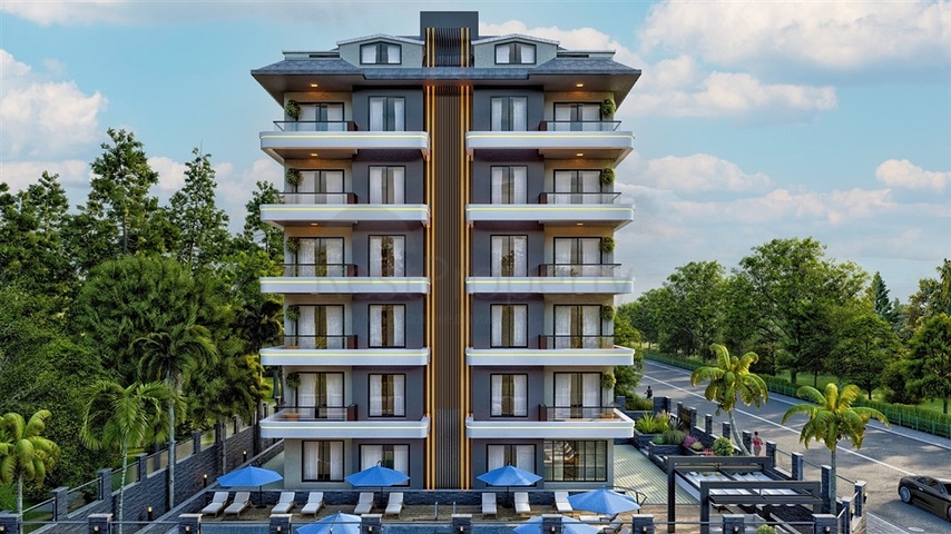 Komplex 150 m vom Meer entfernt im Stadtteil Kestel