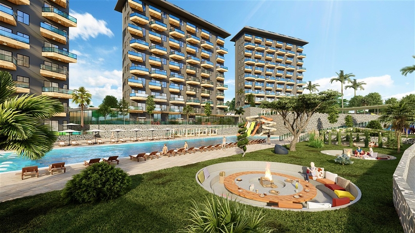 Wohnungen vom Eigentümer in einem schicken Komplex im Stadtteil Avsallar