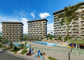 Wohnungen vom Eigentümer in einem schicken Komplex im Stadtteil Avsallar