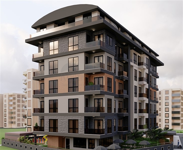 Zweizimmerwohnung im Zentrum von Alanya, nur 200m zum Meer